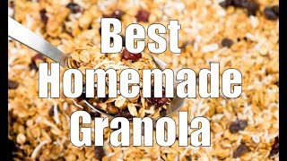 Best Homemade Granola Recipe [upl. by Nede]