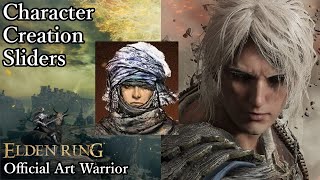 ELDEN RING Character Creation  Official Art Warrior [upl. by Valoniah753]