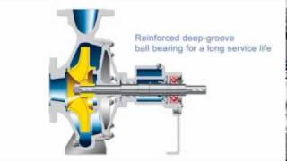 KSBEtanorm Thermal Oil Pump in detail [upl. by Siberson157]