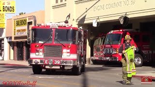 LAFD Response Compilation [upl. by Seilenna]