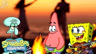 The Campfire Song Wild Remix 🔥  SpongeBob [upl. by Arinay918]