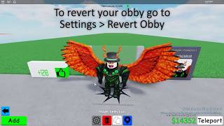 How To Fix a broken obby  Obby Creator [upl. by Olbap]