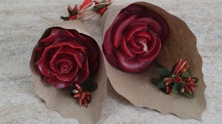 Cómo hacer CONOS de papel kraft para dulces velas o flores 💐 [upl. by Yauqaj]