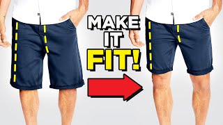 How To Tailor Men’s Shorts Get The Perfect Fit [upl. by Combes]