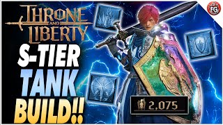 NEW BEST Tank Build Guide Throne and Liberty  PvE Sword And Shield Build [upl. by Judson]