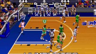 Tecmo Super NBA Basketball SNES  Super Nintendo  Vizzedcom GamePlay [upl. by Nref]