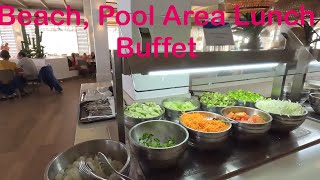 Bahia Principe Grand Punta Cana Beach amp Pool Side Lunch Buffet Restaurant [upl. by Aruol]