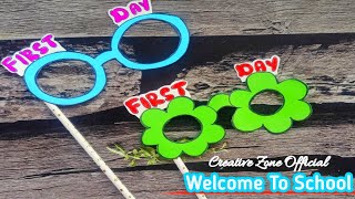 Welcome to school propsFirst Day of school propsschool craft [upl. by Dnomaid]