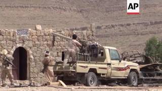 Fighting between govt forces and rebels in Yemen [upl. by Atwood568]