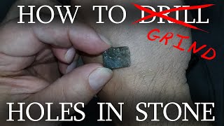 How to drill holes in your gemstones [upl. by Evod]