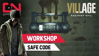 Resident Evil Village Lock Code  Workshop Safe Combination [upl. by Oria]