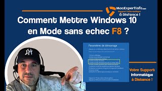 Comment mettre windows 10 mode sans echec  F8 [upl. by Belter]