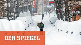 Schneesturm und Polarkälte Deutschland wird zum Eisschrank  DER SPIEGEL [upl. by Sinnaiy]