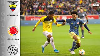 Ecuador 01 Colombia  HIGHLIGHTS amp GOALS  111919 [upl. by Otrebire]