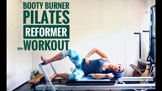 Intermediate Booty Burner Pilates Reformer Workout [upl. by Siari360]