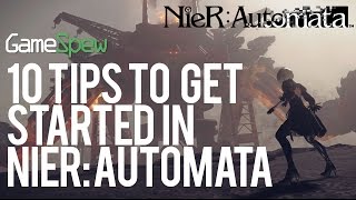 NieR Automata  Ten Tips To Get Started [upl. by Anaerdna922]