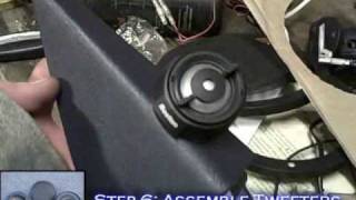 How To Install Car Speakers w Passive CrossOvers Mid Drivers amp Tweeters  Stereo System Tutorial [upl. by Obadiah453]