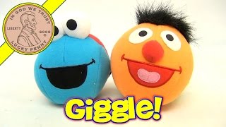 Sesame Street Bert amp Ernie Elmo amp Cookie Monster Giggle Balls [upl. by Reeba]