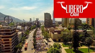 Marcha de los apoderados de colegios subvencionados en la Alameda en contra de la reforma [upl. by Gerrilee444]