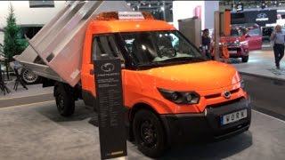 StreetScooter Work  Dump Truck 2016 In detail review walkaround Exterior [upl. by Jezebel]