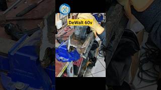 Amoladora DeWalt Dcg 414 Flexvolt 60v en accion vs Riel de via momentoargento dewalt grinder [upl. by Dalton496]