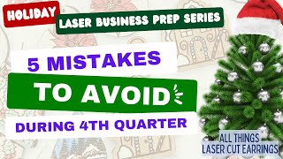 Five Mistakes to Avoid During 4th Quarter As a Handmade Business Holiday Promotions [upl. by Adnertal]