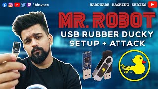 Mr Robot  USB Rubber Ducky Setup  Attack Tutorial [upl. by Supmart]