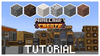 CREATE QuartzAndesite Farm  Create 1192  tutorial minecraft [upl. by Edmanda24]