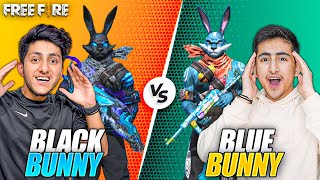 BLACK BUNNY VS BLUE BUNNY 1 VS 1 OP GAMEPLAY  GARENA FREE FIRE [upl. by Armond620]