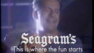 1987 Seagrams Wine Coolers quotBruce Willis where the fun startsquot TV Commercial [upl. by Rangel]