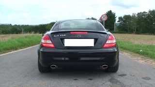 SLK 350 acceleration sound review [upl. by Loralyn]