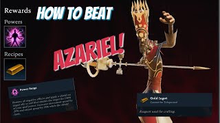 V Rising  How To Beat Azariel The Sunbringer Solo to Unlock Gold Ingot and Power Surge [upl. by Eerized]