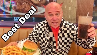 Best Food deal at Norms restaurant in Hollywood [upl. by Norrab]