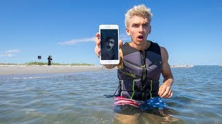 EXPLORING ABANDONED ISLAND FOR LOST TREASURE iPhone FOUND [upl. by Odeen]