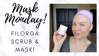 Mask Monday Mask with me  Filorga Scrub amp Mask [upl. by Sivrat510]