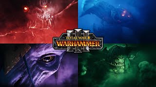 Enter the World of Total War Warhammer 3 – All Playable Faction Trailers 4K ULTRA HD [upl. by Gilead710]