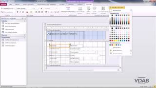 Access 2010  50 Opmaak 2 [upl. by Epps]