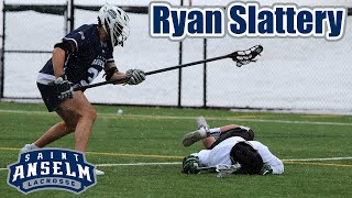 Ryan Slattery Career Lacrosse Highlights  Saint Anselm College [upl. by Melisande764]