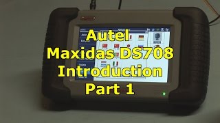 Autel MaxiDas DS708 All Systems Setup and Registration Part 1 [upl. by Yauqaj]