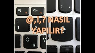 işareti Alt tire soru işaretiÜnlem işareti nasıl yapılır [upl. by Iarised508]