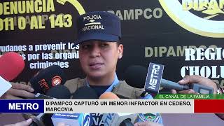 DIPAMPCO CAPTURÓ UN MENOR INFRACTOR EN CEDEÑO MARCOVIA [upl. by Odell]