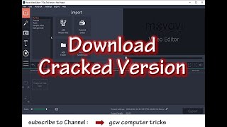 How to download Movavi Video Editor crack  free download [upl. by Dnalor]