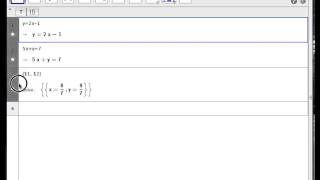 GeoGebra CAS Example [upl. by Asilanom]