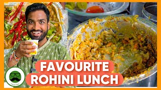 My Favourite Lunch In Rohini  Delhi Street Food  Veggie Paaji [upl. by Uel]