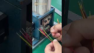 ⚙️Terminal crimping is a technique for connecting wires to terminalscable electronic [upl. by Ancell]