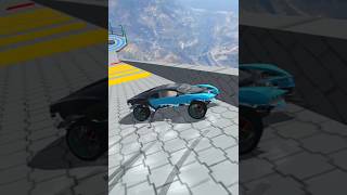 Buggati BlackampBlue Car Crashing 9  Mega Car Crashing Simulator  shorts gaming mysterxgaming [upl. by Nicolais]