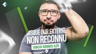 Xbox Series XS  Résoudre le problème du disque dur externe non reconnu Tuto [upl. by Oinota]