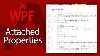 C WPF UI Tutorials 06  Attached Properties [upl. by Bilak]