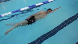 How to do front crawl side stroke [upl. by Rubbico]