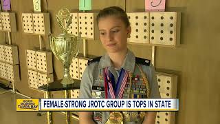 Women lead Florida’s top JROTC rifle team [upl. by Herr]